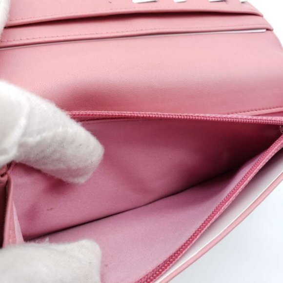 Authentic Chanel Camellia Rose Pink Bifold Wallet - Picture 11 of 15